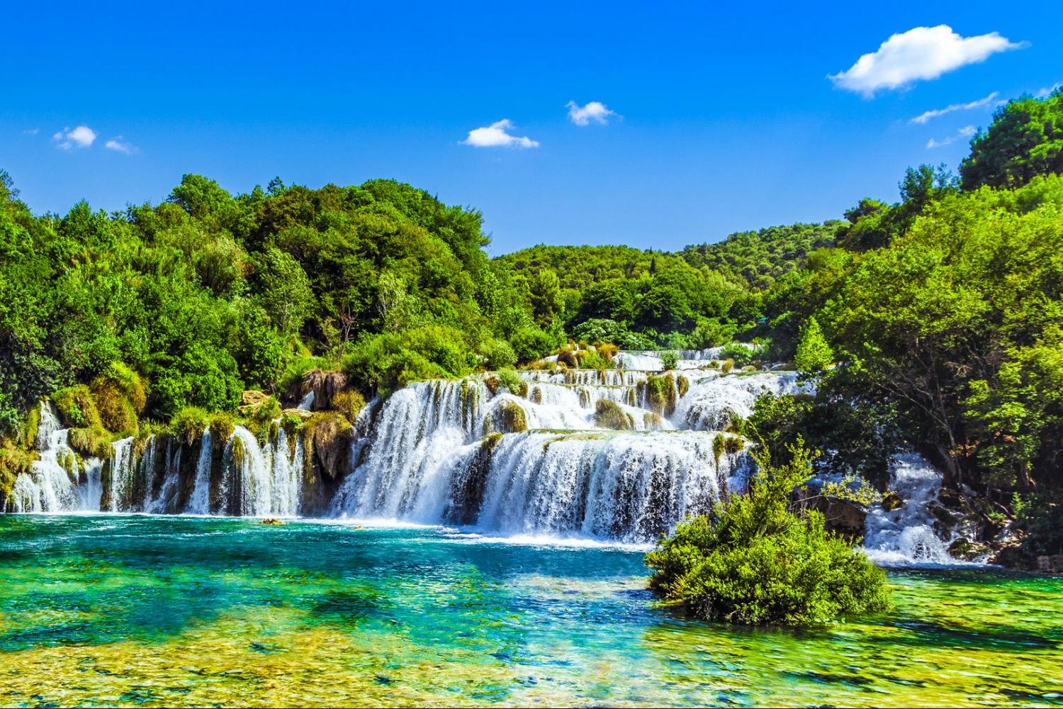 Krka waterfalls day tour from Zadar