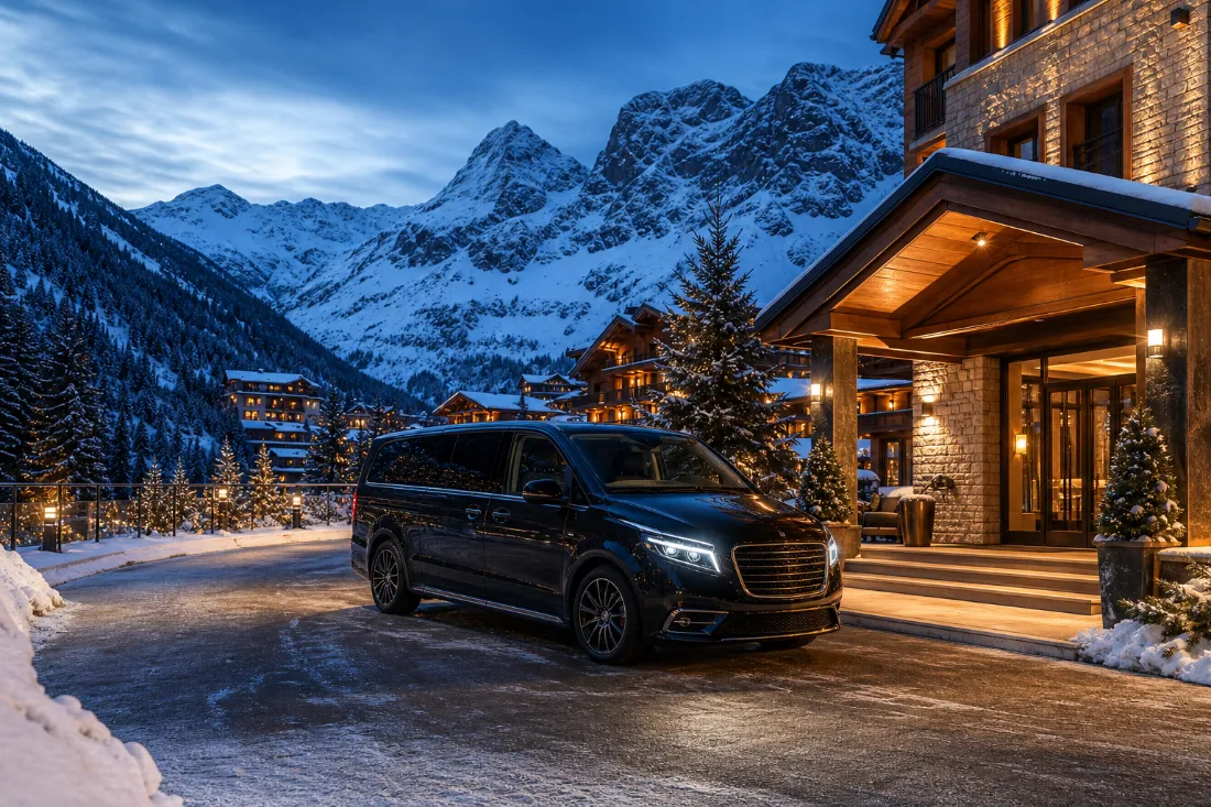 Verbier private ski transfer route